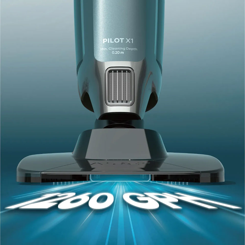 Aspirator pentru piscina AIPER Pilot X1, fara fir, autonomie 45 min, 40W, gri