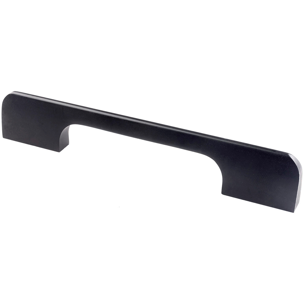 Maner 128, aluminiu, 14.8 x 1 x 2.5 cm, negru mat