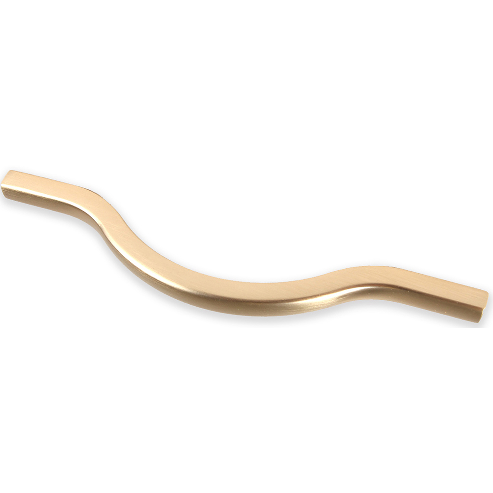 Maner mobila 506, aluminiu, 14 x 1.2 x 2.8 cm, auriu mat