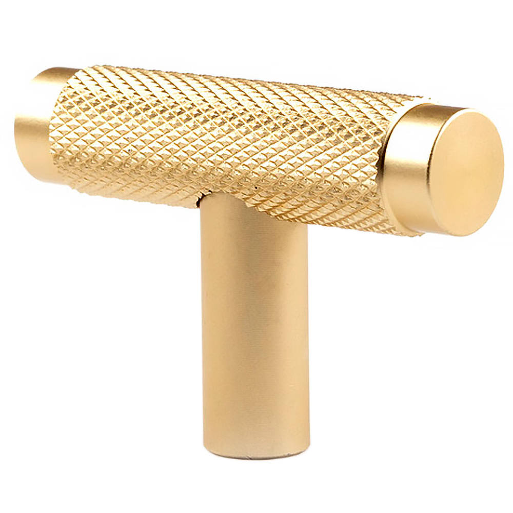 Maner mobila 769, aluminiu, 4.8 x 1.2 x 3.1 cm, auriu mat