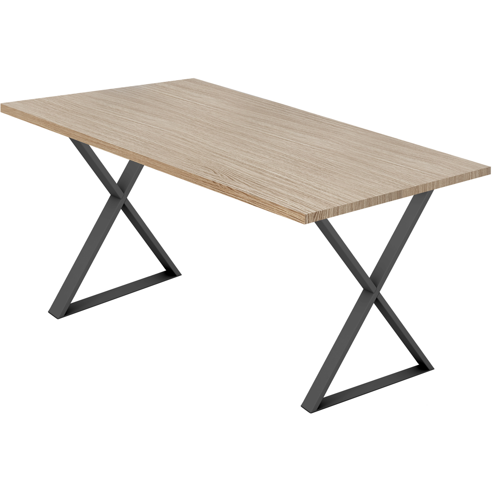 Picior masa stil industrial, 57 x 71.2 x 6 cm, negru