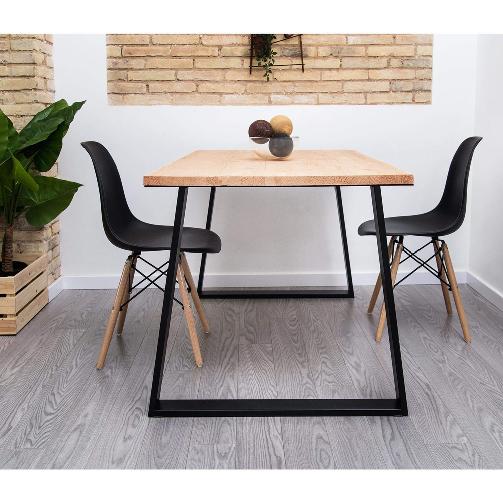 Picior masa stil industrial, 78 x 71.2 x 8 cm, trapez, negru