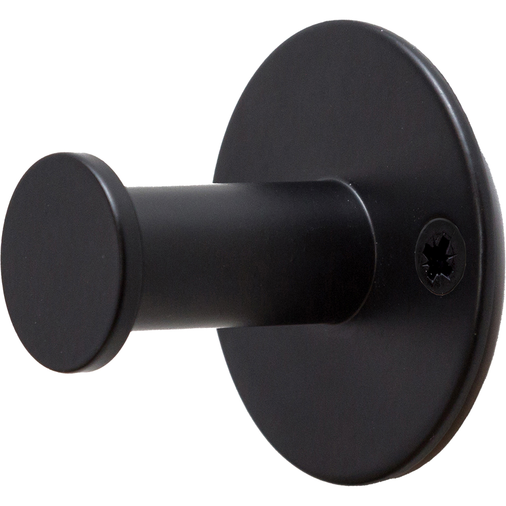 Cuier perete REUNION INDUSTRIAL 7-C8714.18, 1 agatatoare, otel, negru mat