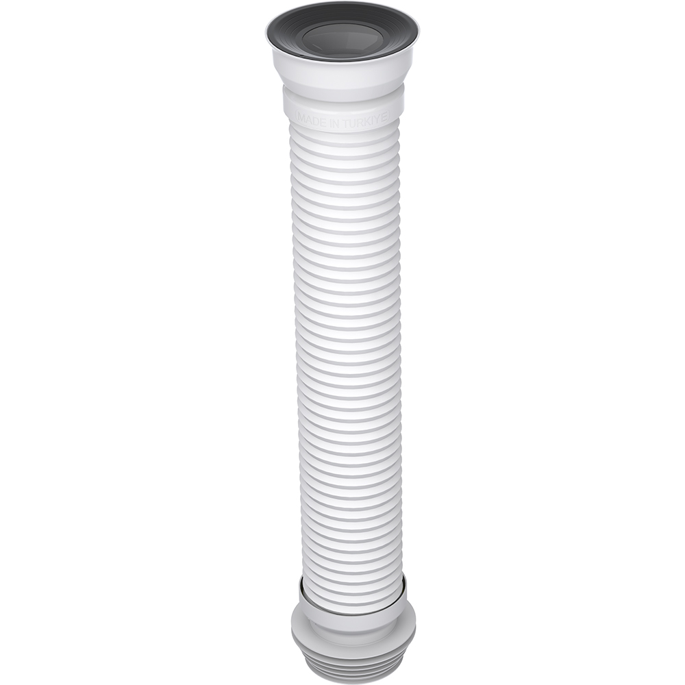 Racord WC extensibil WIRQUIN Essentiels 70950193, polipropilena, 320-600 mm, alb