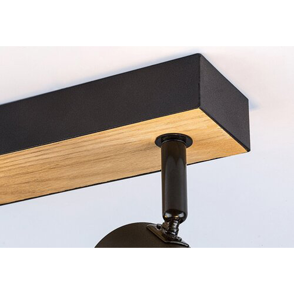 Plafoniera RABALUX Metta, E14, 2x40W, IP20, negru
