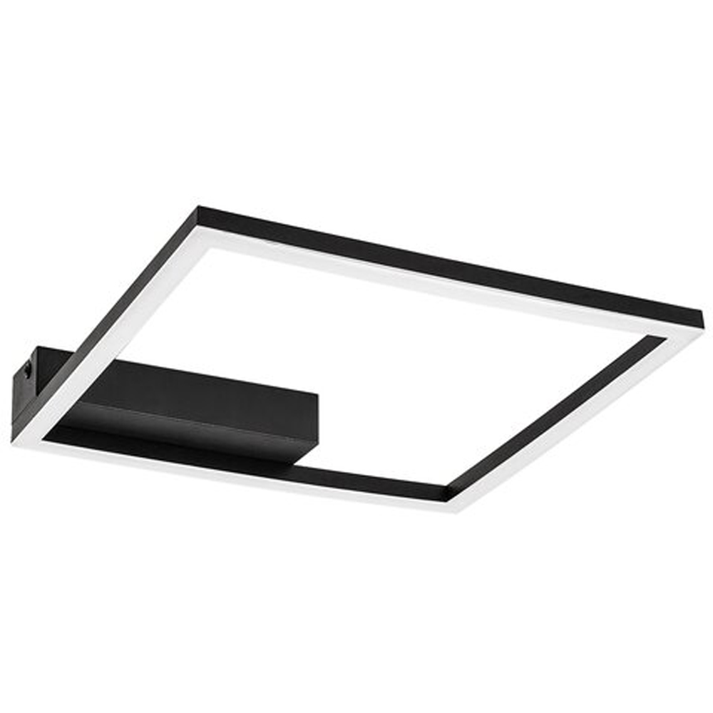Plafoniera RABALUX Heleth, 24W, 2060lm, 3000K, IP20, negru