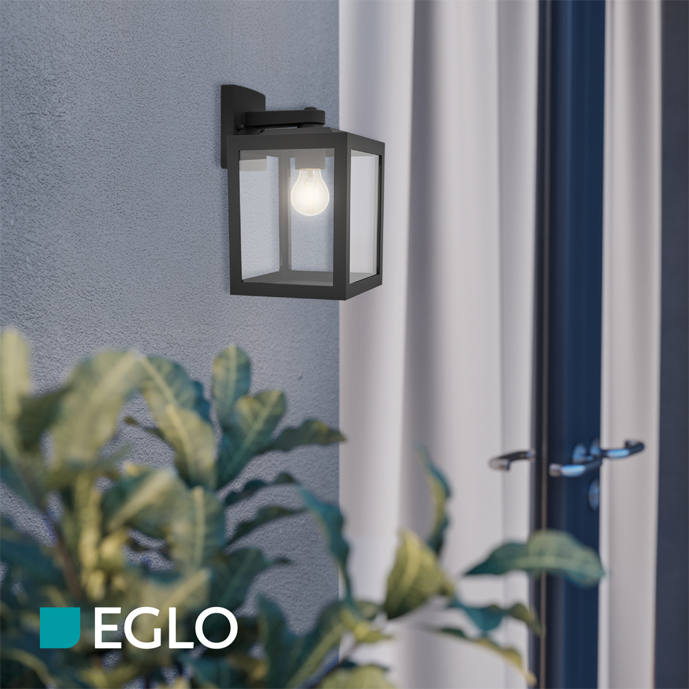 Aplica exterior EGLO Olgiata, 60W, E27, IP44, negru