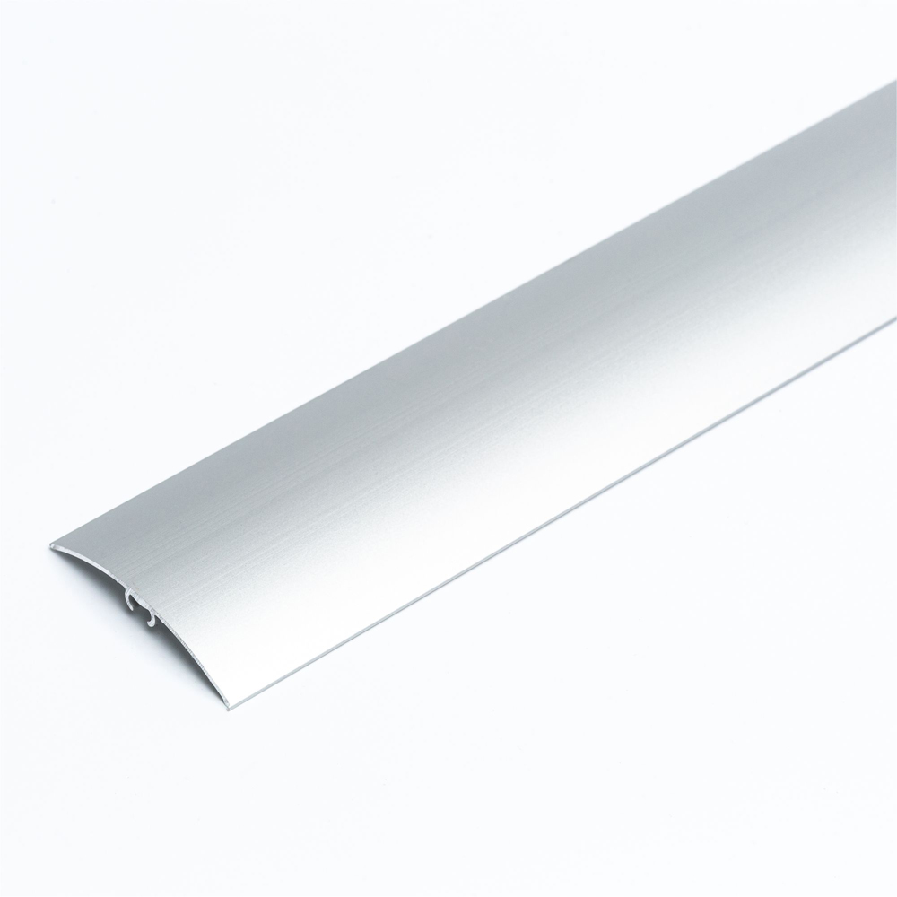 Prag trecere parchet Wood Class, flexibil, 4.1 x 90 cm, aluminiu, argintiu
