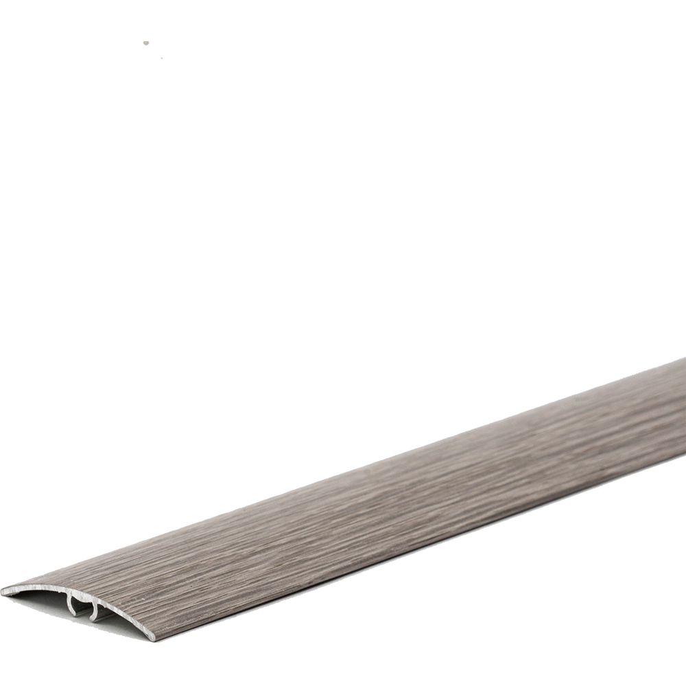 Prag trecere parchet Wood Class, 4.1 x 90 cm, aluminiu, gri perlat