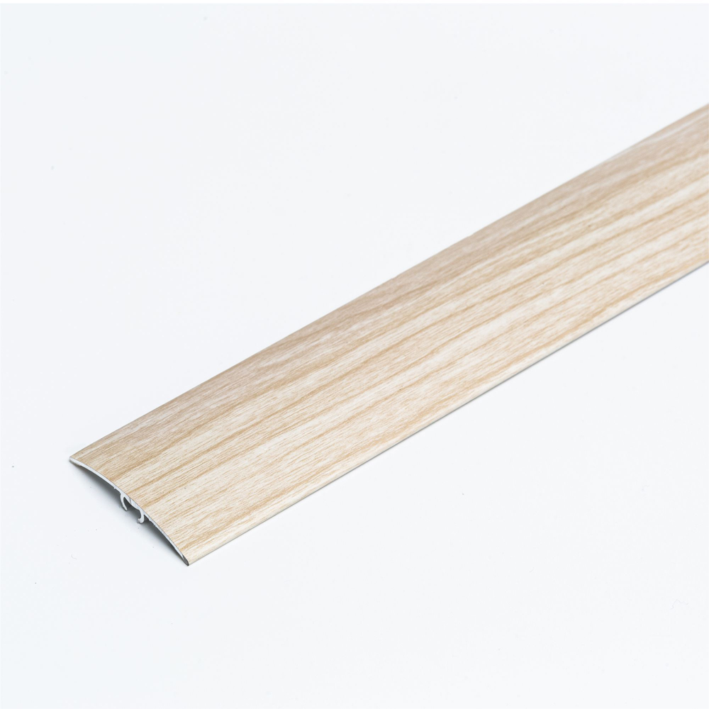 Prag trecere parchet Wood Class, 4.1 x 270 cm, aluminiu, frasin alb