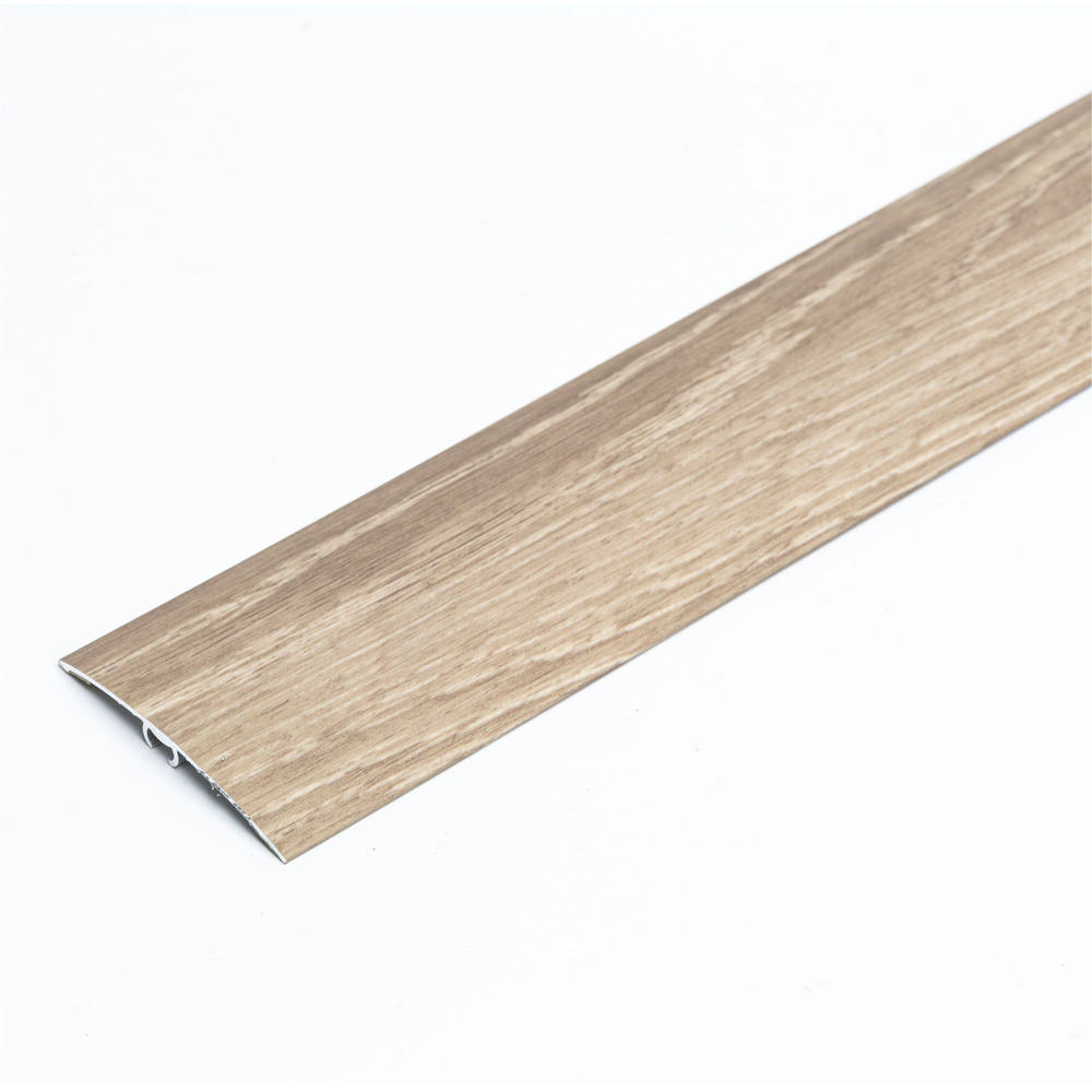 Prag trecere parchet Wood Class, flexibil, aluminiu, frasin gri