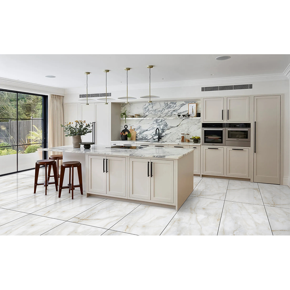 Gresie Sorento, 60x120 cm, 1.44 m2/cutie, PEI 4, alb