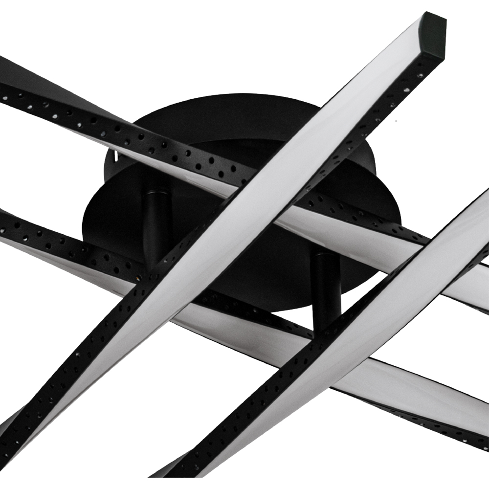 Plafoniera EGLO Adeje, LED, 19W, 2600lm, 3000K, negru