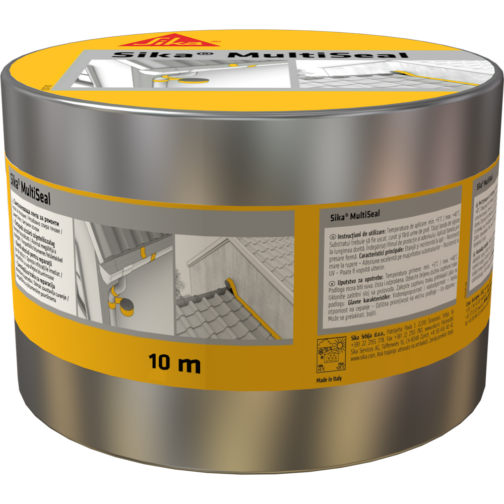 Banda bituminoasa SIKA, 10m x 150mm, aluminiu