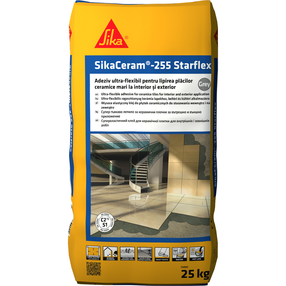 Adeziv Sika Ceram Starflex 255, C2 TE S1, 25kg