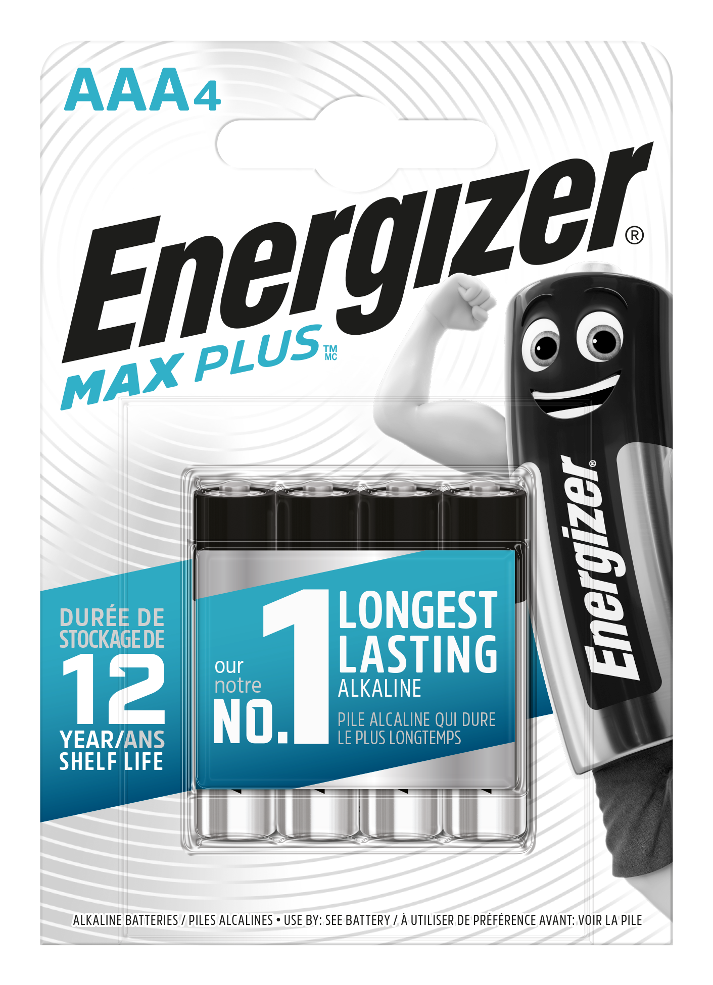 Baterie AAA, 4BC  Energizer, Alkalina Max Plus