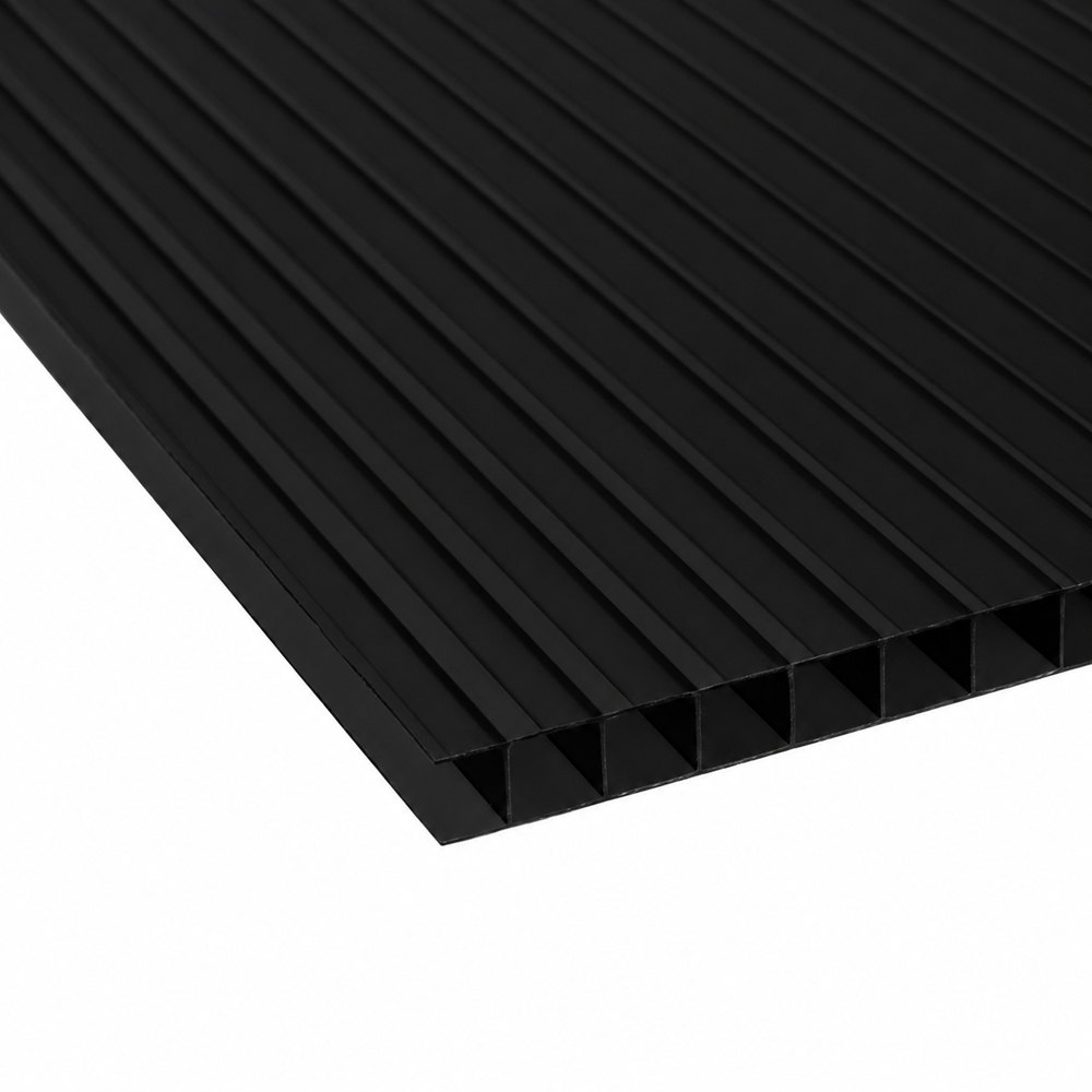 Policarbonat celular Carboplak, 6 x 2.1 m, 8 mm, negru