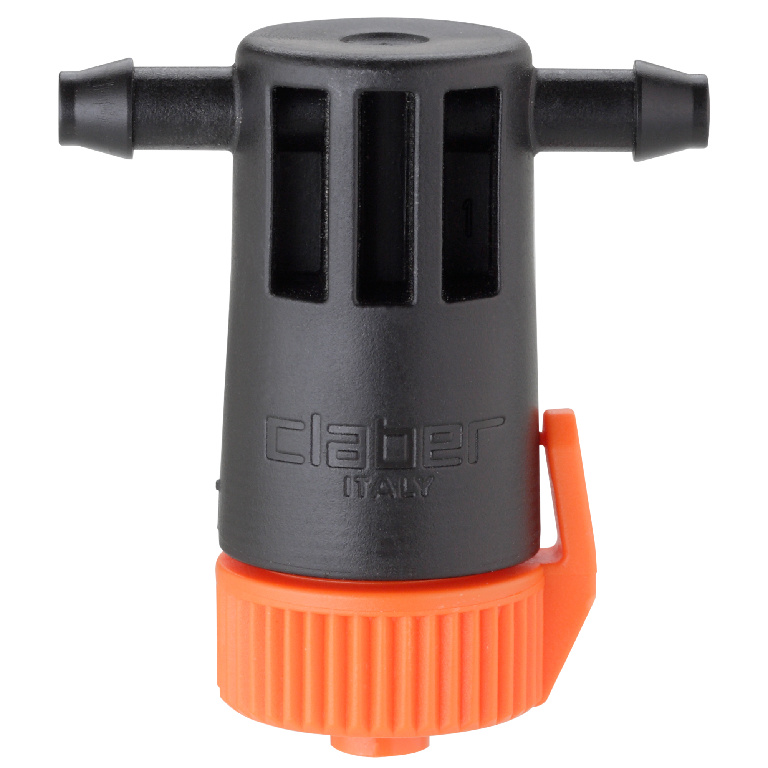 Picurator reglabil intermediar Claber, 1/4", portocaliu-negru