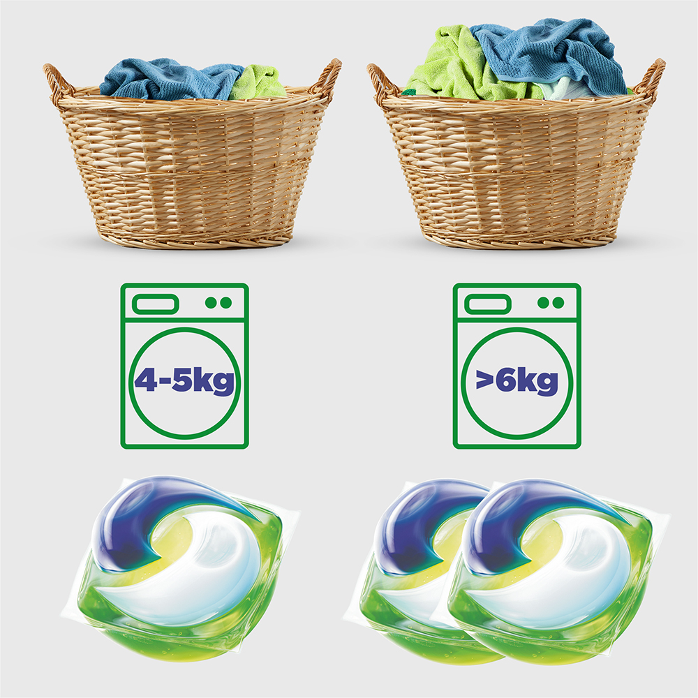 Detergent capsule ARIEL Professional PODS Universal+, 60 spalari