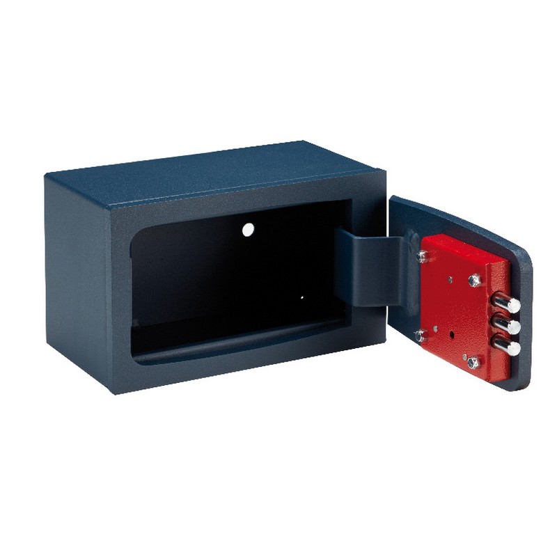 Seif birou TECHNOMAX, 13x22x12cm, negru