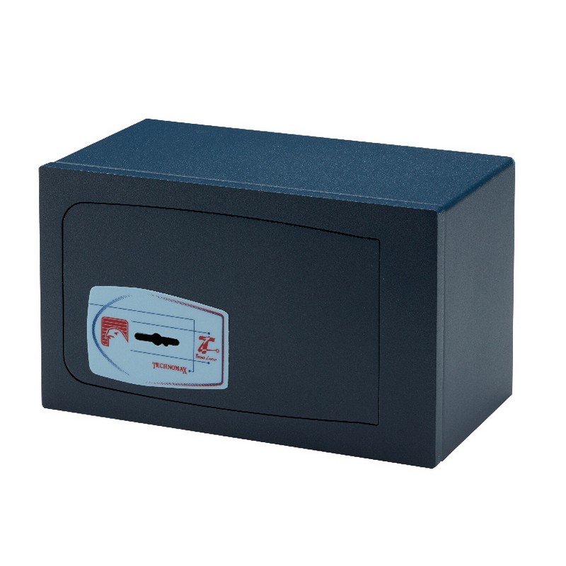 Seif birou TECHNOMAX, 13x22x12cm, negru