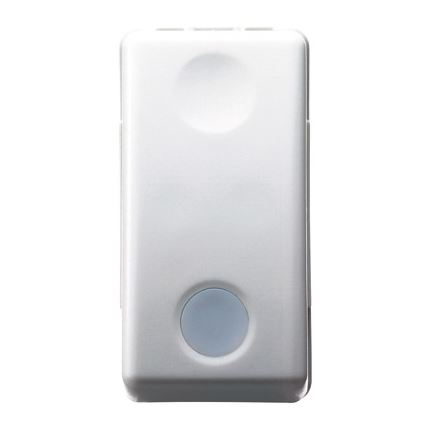 Buton sonerie LED, 10 A, 250 V, alb  Gewiss System