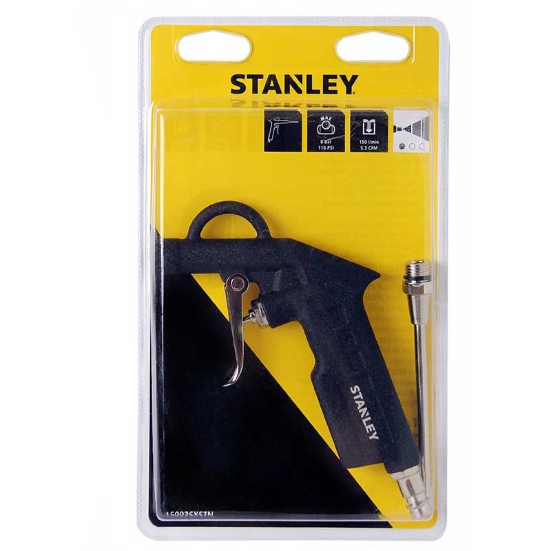 Pistol de suflat Stanley 150026XSTN, tija lunga, 150 l/min, 8 Bar