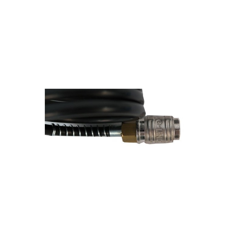 Furtun spiralat pentru compresor, 5 m, 6 x 8 mm  Stanley