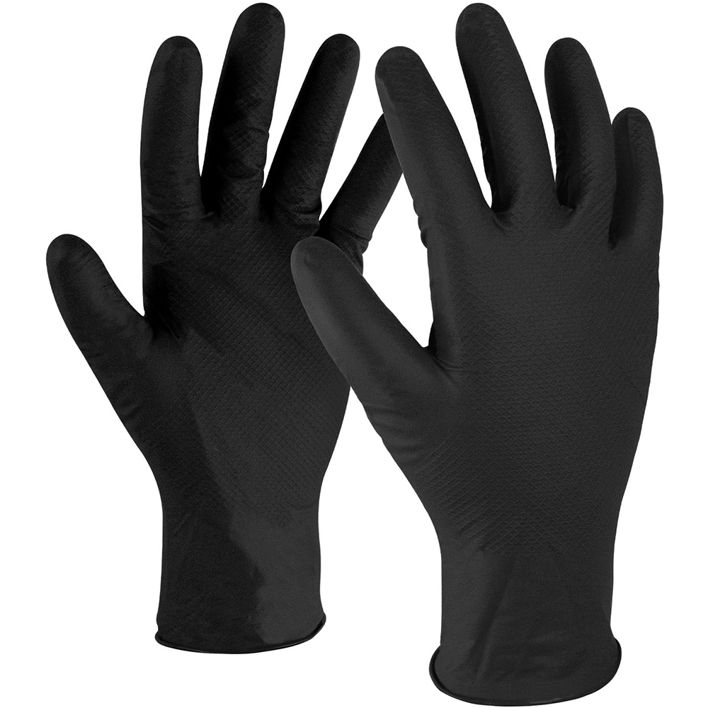Manusi de protectie KAPRIOL 27768, marimea L, 100 bucati, negru