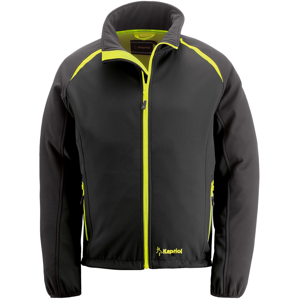 Jacheta KAPRIOL EVO Softshell, fleece WR, negru, XL