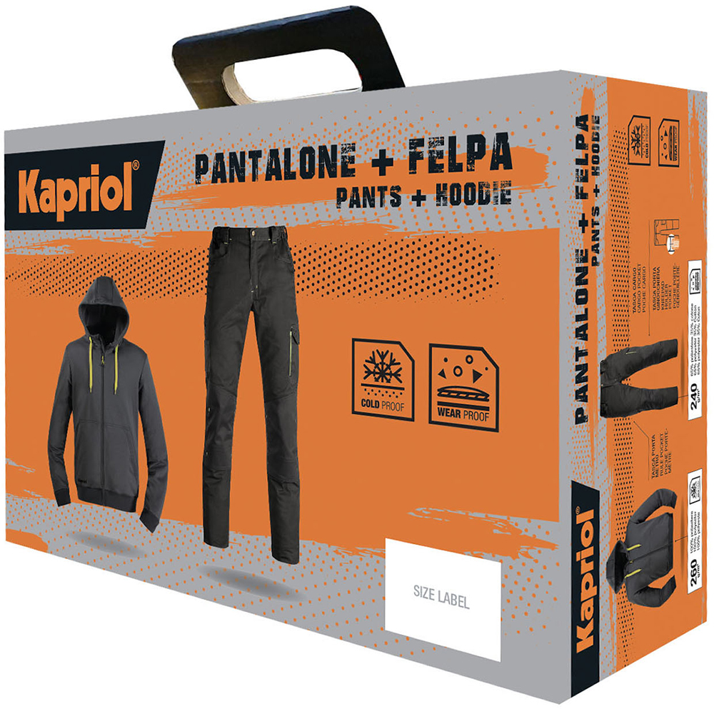 Set pantaloni si hanorac KAPRIOL, marimea 2XL, negru