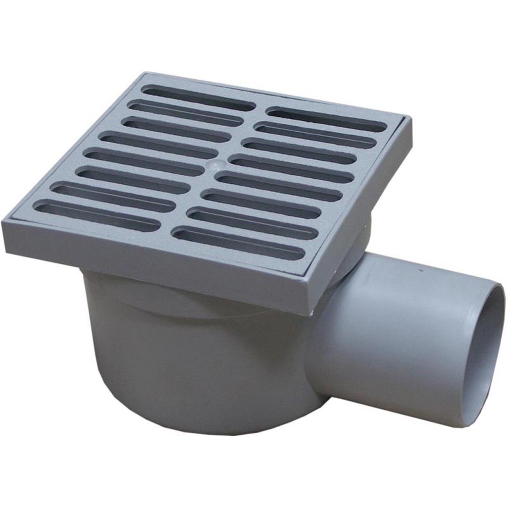 Sifon pardoseala orientabil din plastic diametru 10 x 10 x 8 cm, diametru 5 cm
