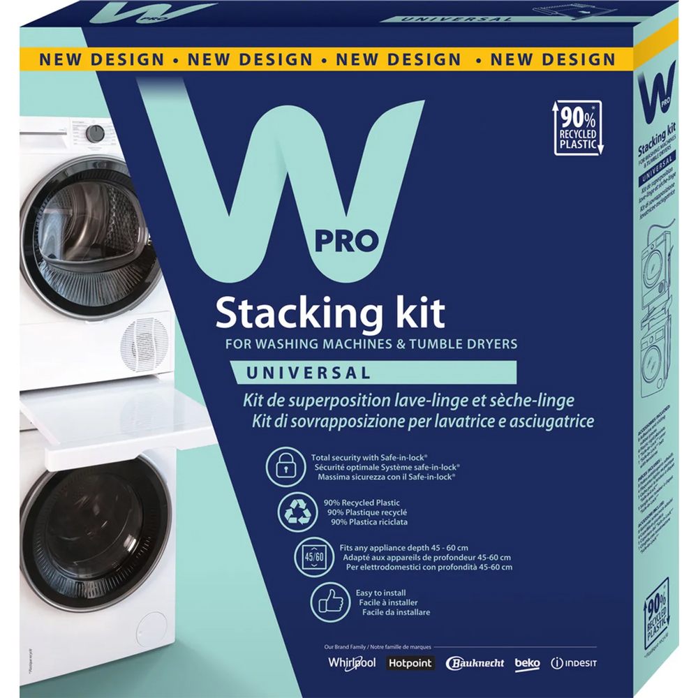Kit suprapunere uscator si masina de spalat de rufe WPRO C00974793