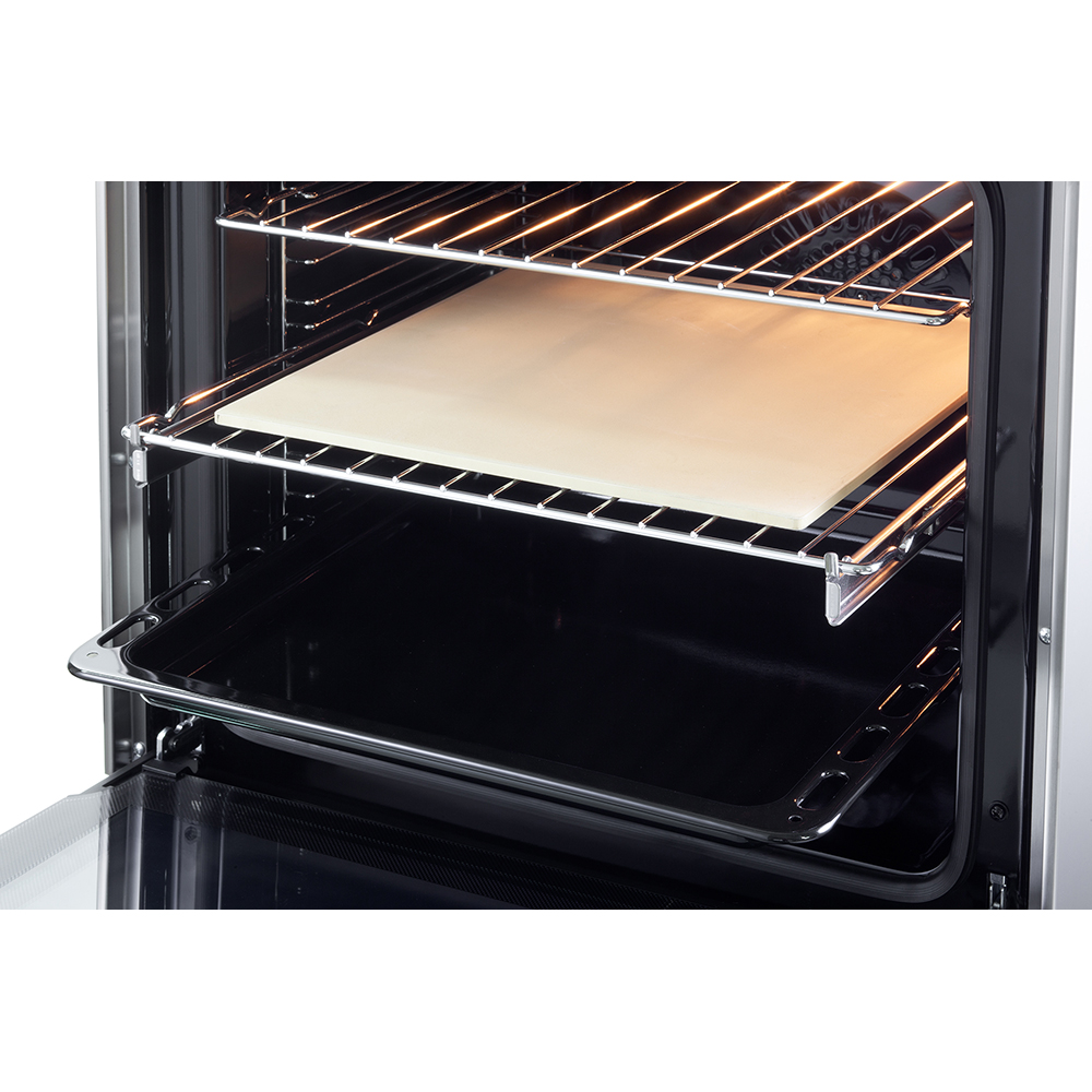 Aragaz profesional DELONGHI PRO 66 MXL PZ RO, 4 arzatoare, Gaz + Electric, L 60 cm, Grill, inox