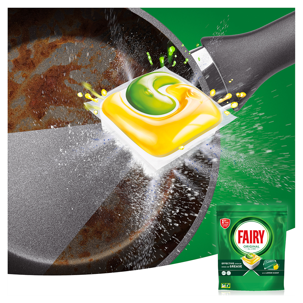 Detergent pentru masina de spalat vase FAIRY All in One, 132 capsule