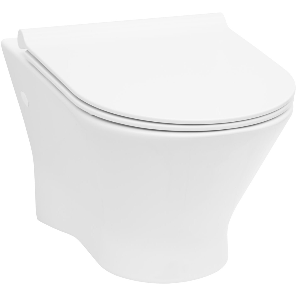 Vas WC suspendat ROCA Nexo A34664T000, functie bideu, portelan, 36 x 53.5 x 34.7 cm, alb