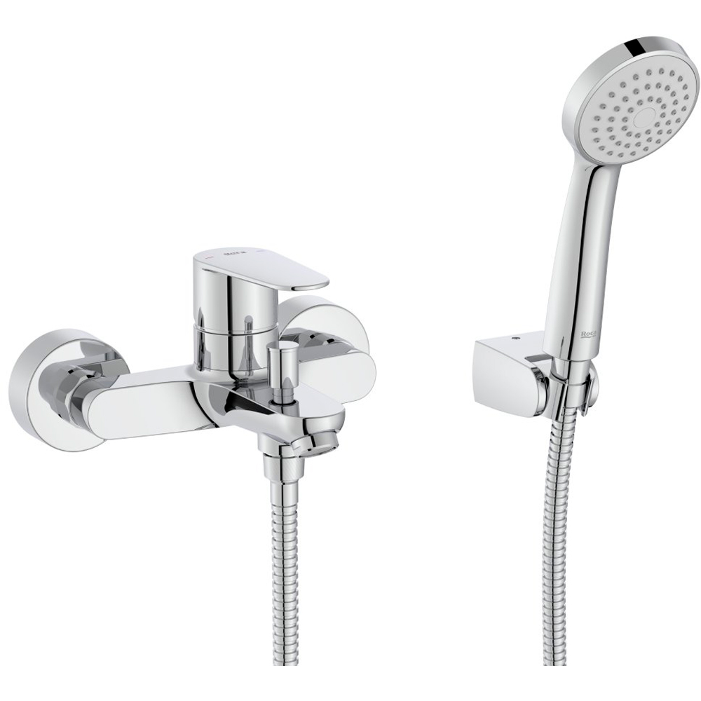 Baterie cada-dus ROCA Victoria Plus A5A014FC00, set dus inclus, alama sanitara, crom