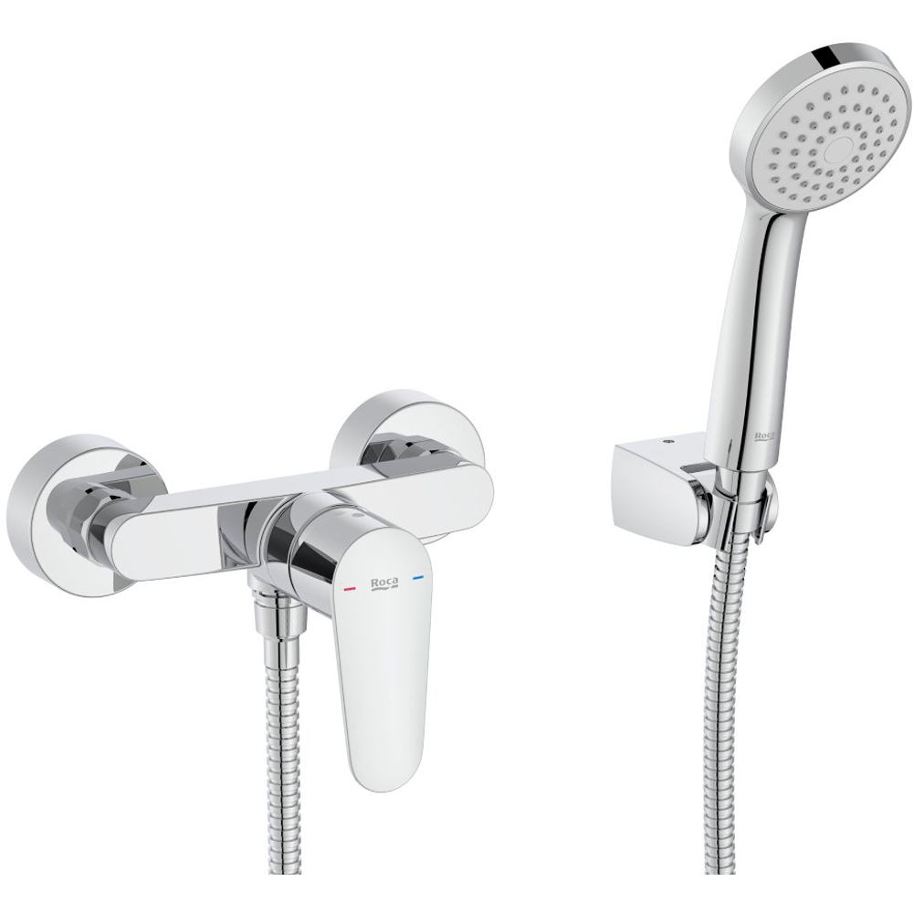 Baterie dus ROCA Victoria Plus A5A204FC00, set dus inclus, alama sanitara, crom