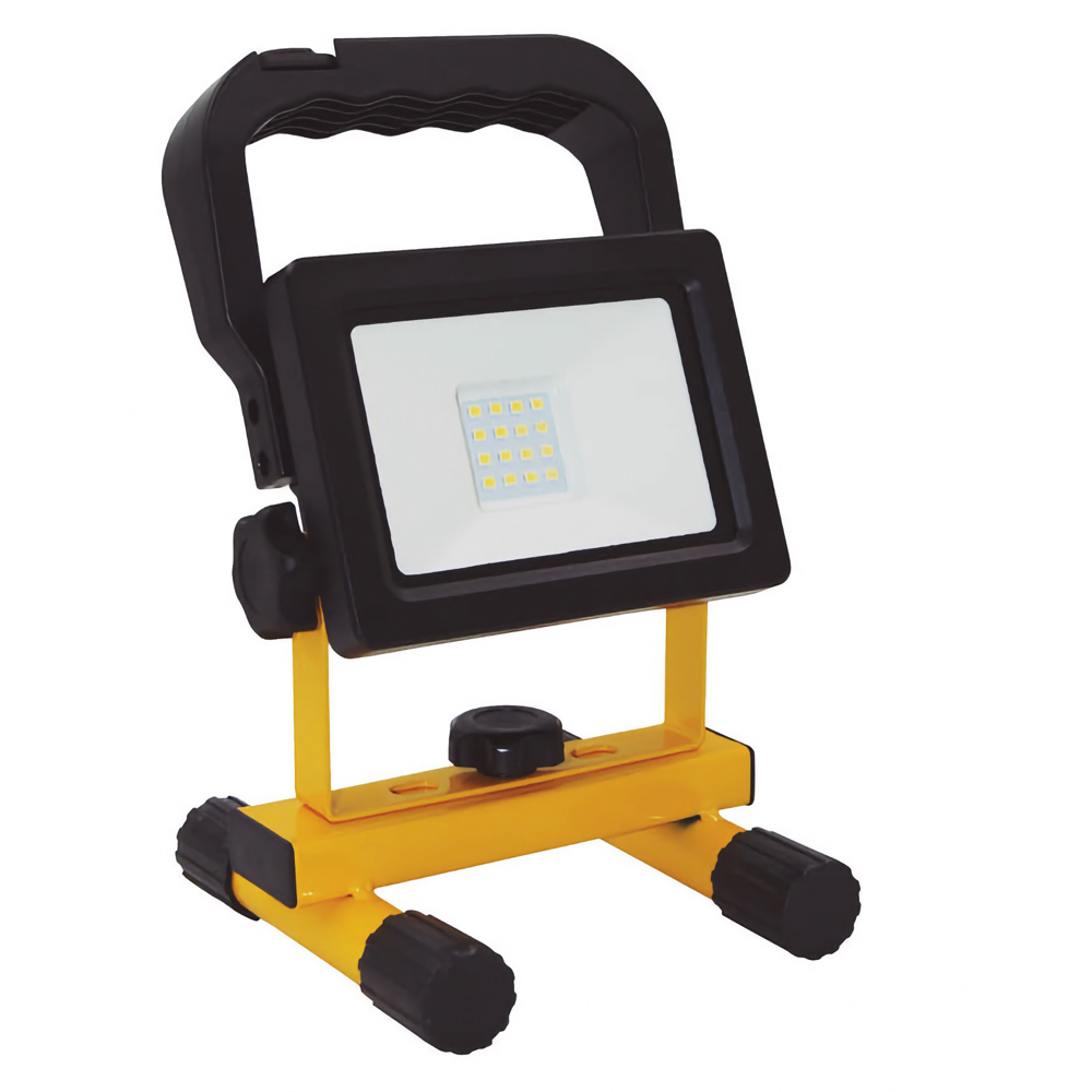 Proiector de lucru LED GSC Battali, 10W, 6500K, IP54, galben