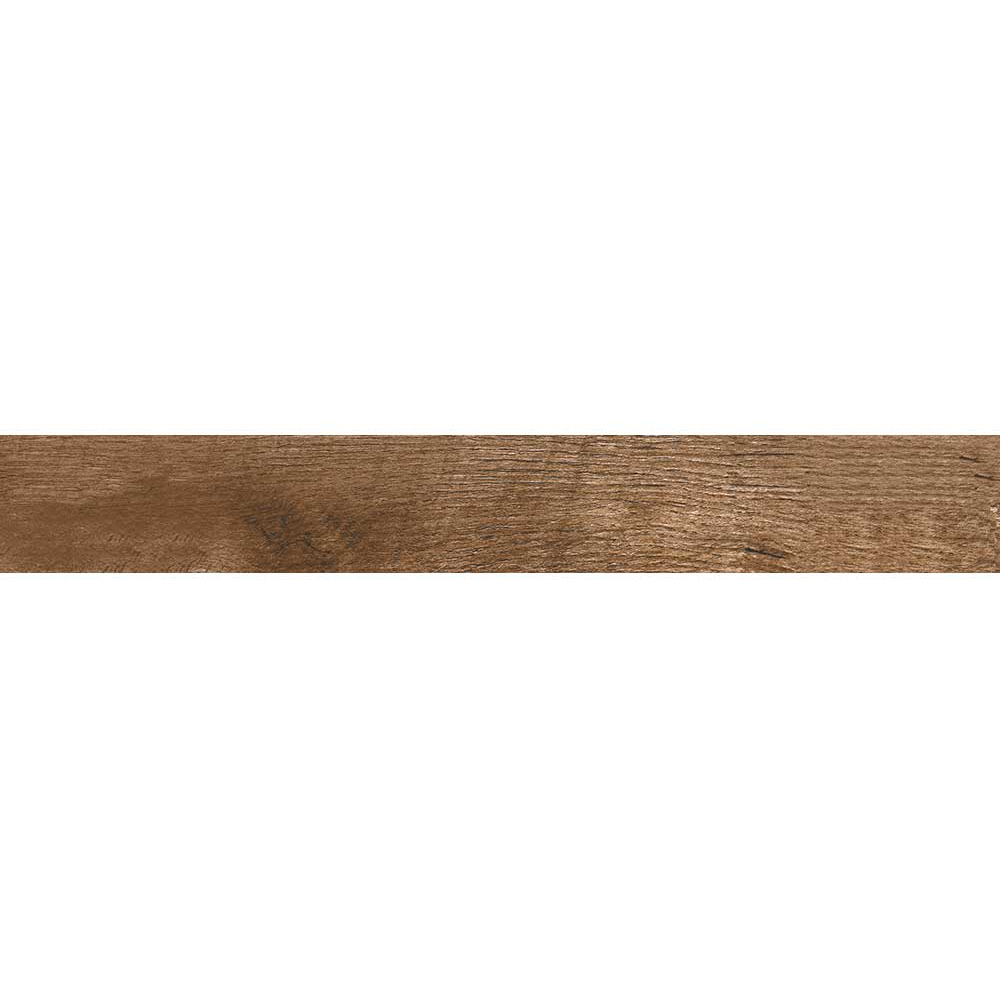 Plinta RODAPIE Old Wood Cafe, ceramica, 8 x 60 cm, 8 mm, maro
