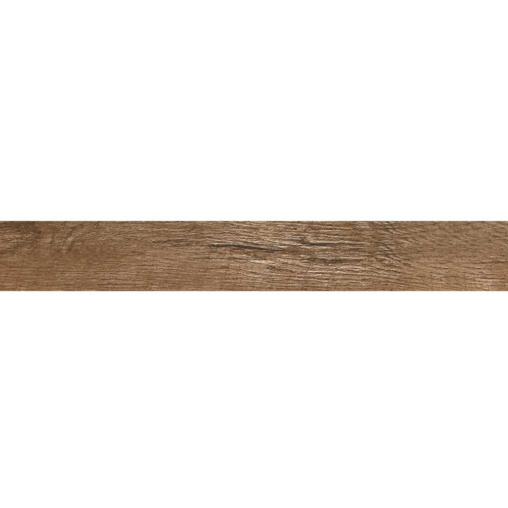 Plinta RODAPIE Old Wood Cafe, ceramica, 8 x 60 cm, 8 mm, maro