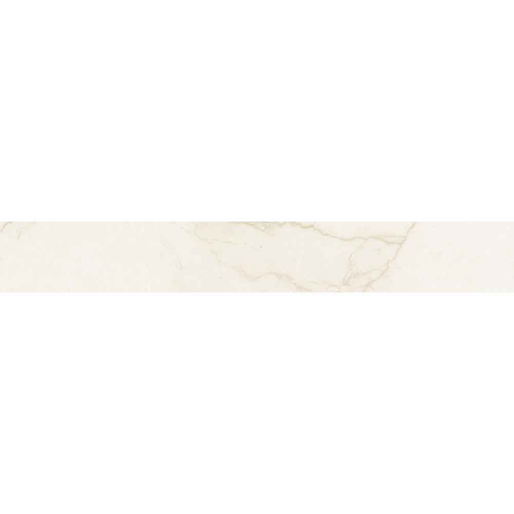 Plinta RODAPIE Glitz Ashvila, ceramica, 8 x 60 cm, 8 mm, crem