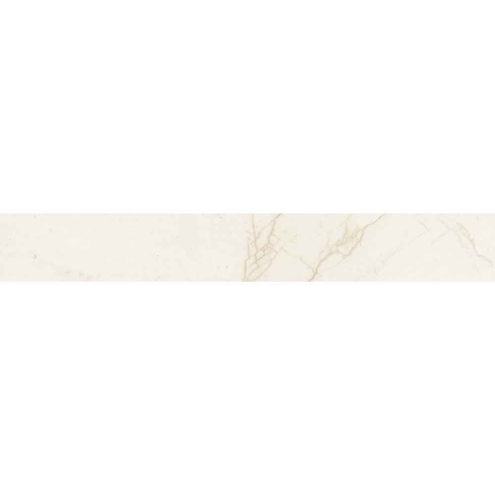 Plinta RODAPIE Glitz Ashvila, ceramica, 8 x 60 cm, 8 mm, crem