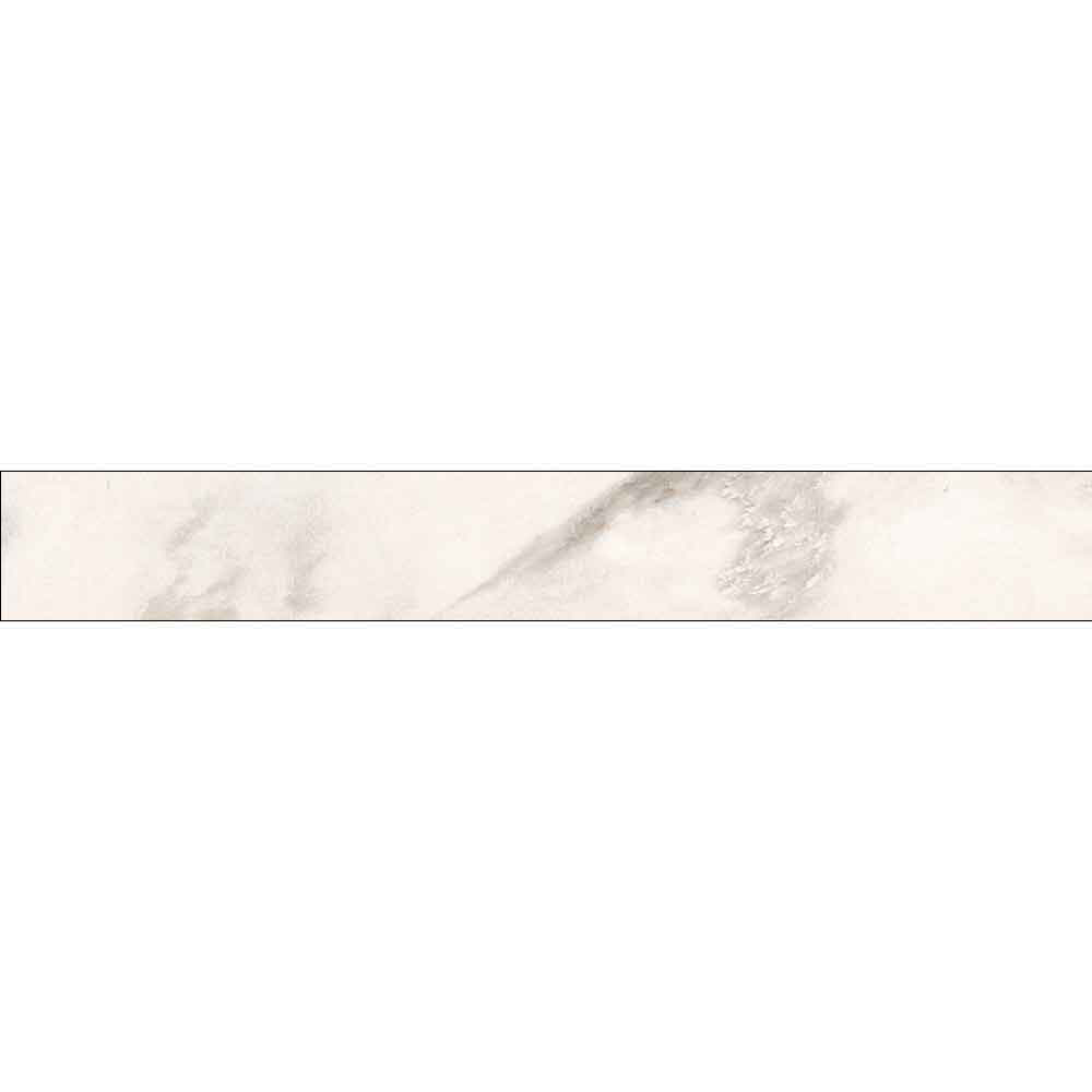 Plinta RODAPIE Alpino, ceramica, 8 x 60 cm, 8 mm, alb