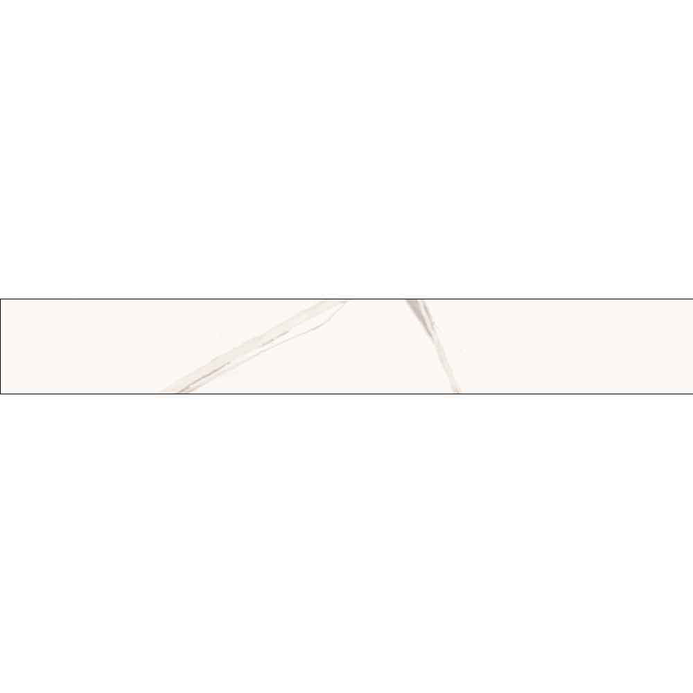Plinta RODAPIE Day Light, ceramica, 8 x 60 cm, 8 mm, alb