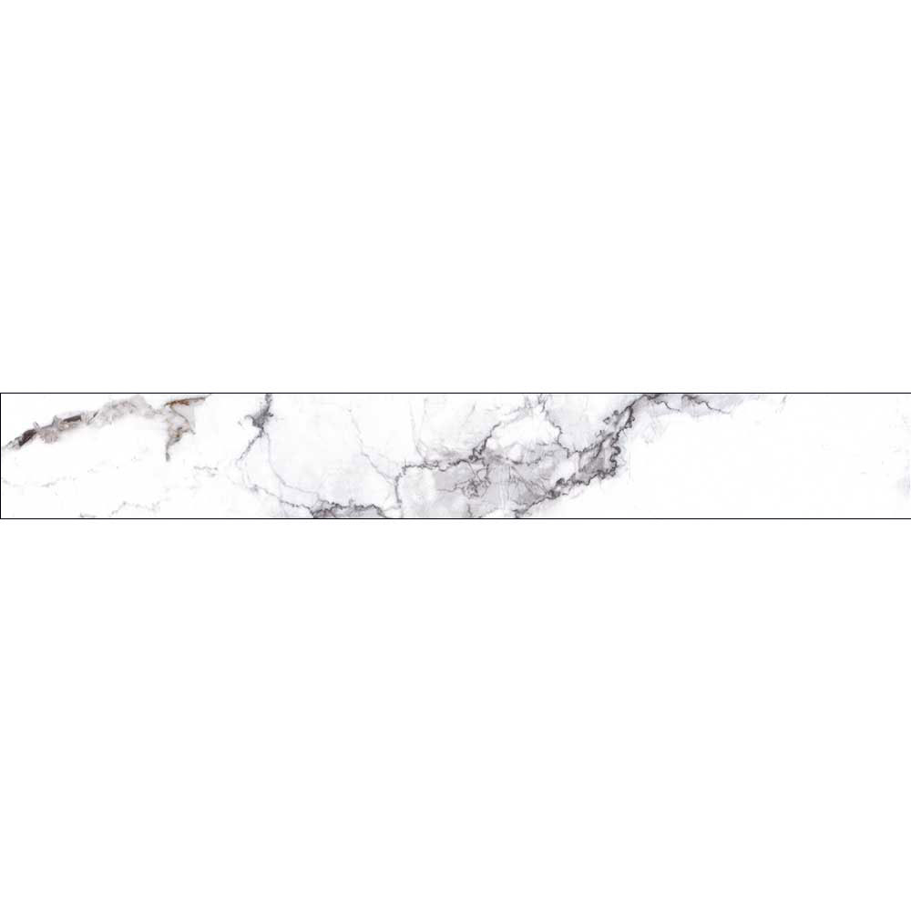 Plinta RODAPIE Global, ceramica, 8 x 60 cm, 8 mm, alb