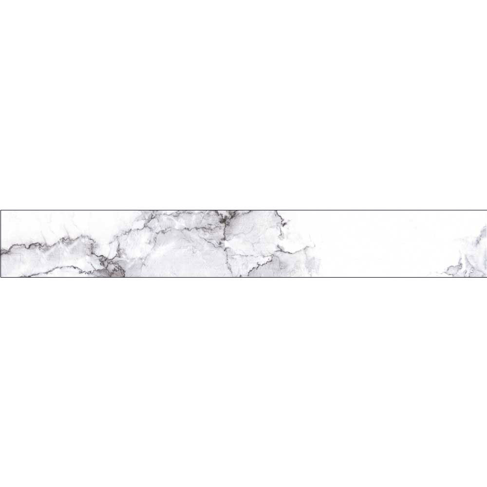 Plinta RODAPIE Global, ceramica, 8 x 60 cm, 8 mm, alb
