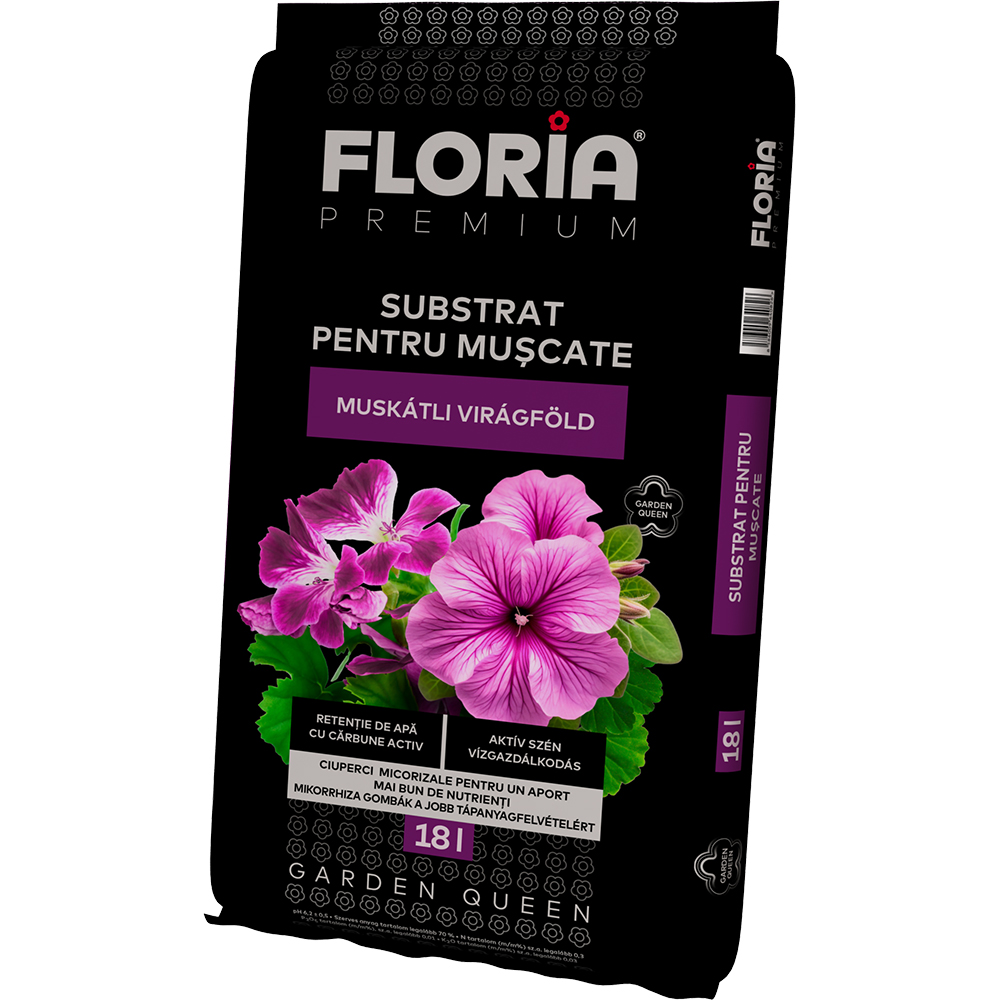 Substrat pentru muscate FLORIA Premium, 18L