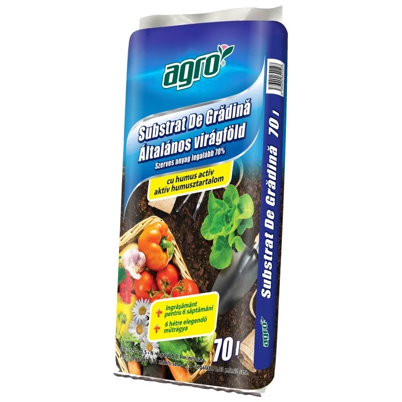 Substrat pentru gradina Agrocs, 70 l