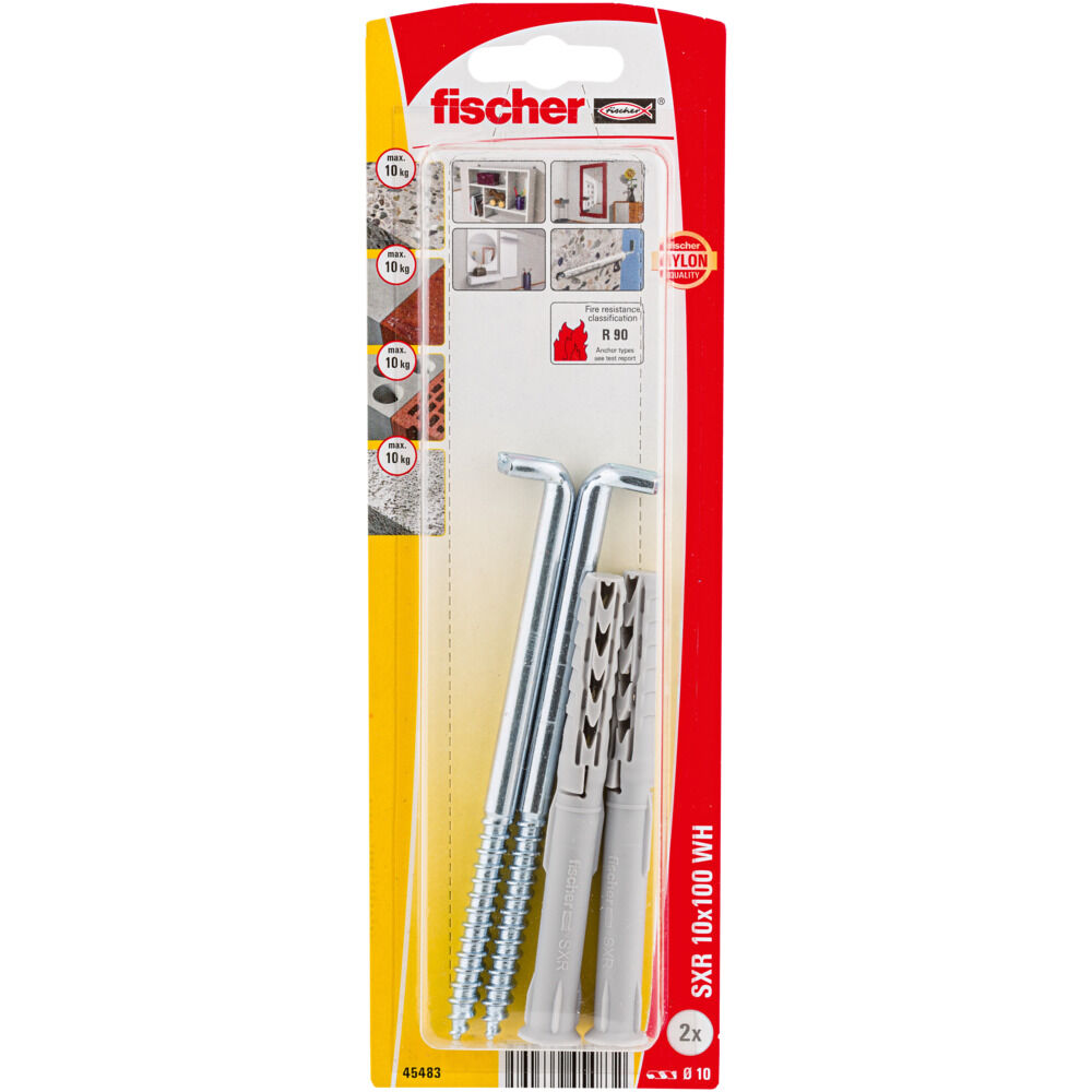 Set 2 dibluri, nylon, L  10 X 100 MM